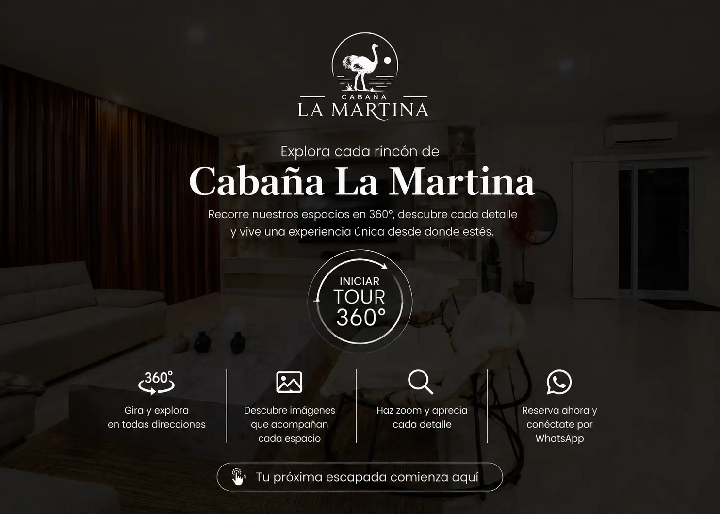 Tour Virtual 360 Cabaña La Martina